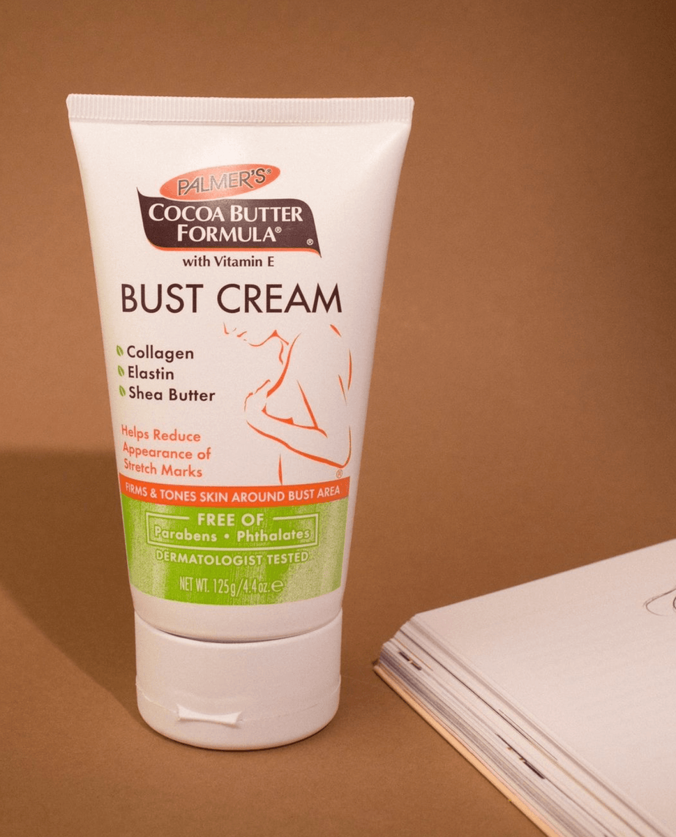 Palmer‘s Cocoa Butter Formula Bust Firming Cream – 125 G, Mit Vitamin E, Kollagen & Sheabutter, Für Straffere Brusthaut