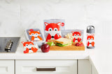 3 Sprouts Snack Bag - Orange Fox - Mama's Box LLC