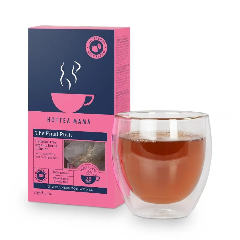 Hottea Mama Organic Final Push - Raspberry Leaf for Birth Preparation - Mama's Box LLC