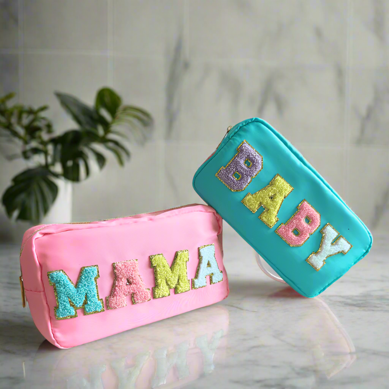 Medium Baby Pouch - Blue - Mama's Box LLC