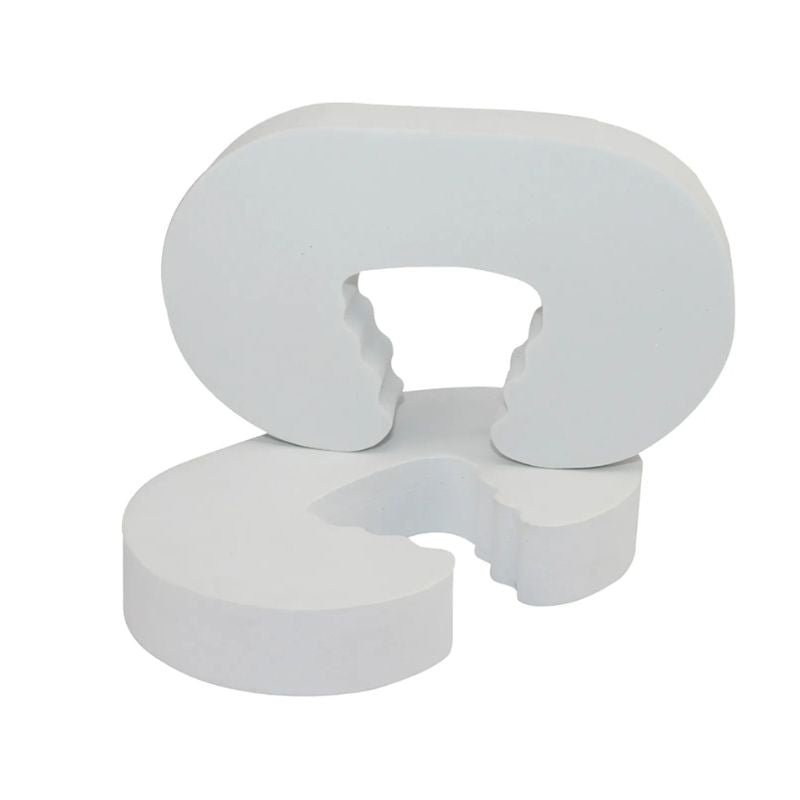 Mini Melody - Door Stopper - Pack of 2 – White - Mama's Box LLC