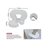 Mini Melody - Door Stopper - Pack of 2 – White - Mama's Box LLC