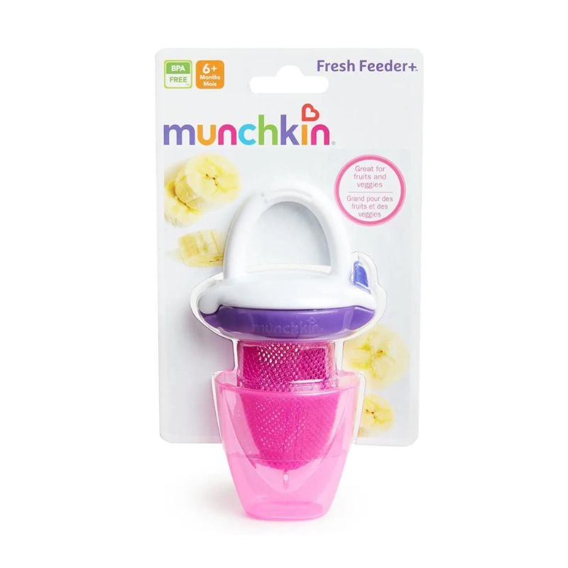 Munchkin - Deluxe Fresh Food Feeder - Pink & Purple - Mama's Box LLC