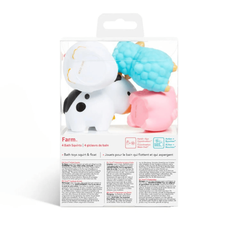 Munchkin - Farm Bath Squirters - Pack of 4 - Mama's Box LLC