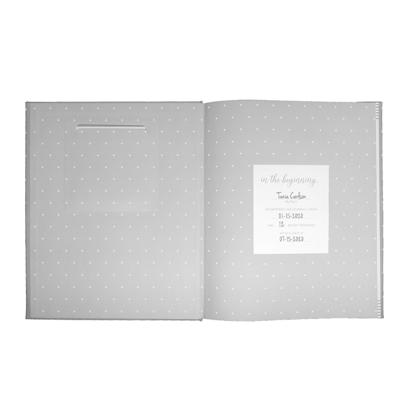 My Pregnancy Journal, Memory Book with Sonogram Photo - Mama's Box LLC