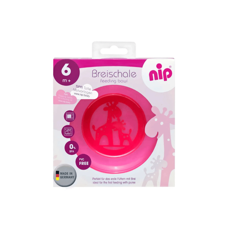Nip Feeding Bowl - Pink - Mama's Box LLC
