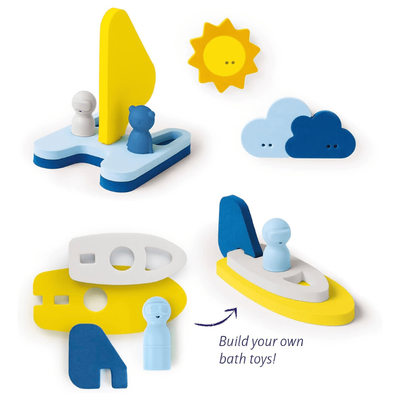Quut Quutopia Bath Puzzle 3D Sail Away - Mama's Box LLC
