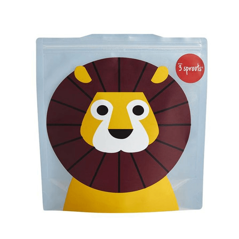 3 Sprouts Sandwich Bag - Yellow Lion - Mama's Box LLC