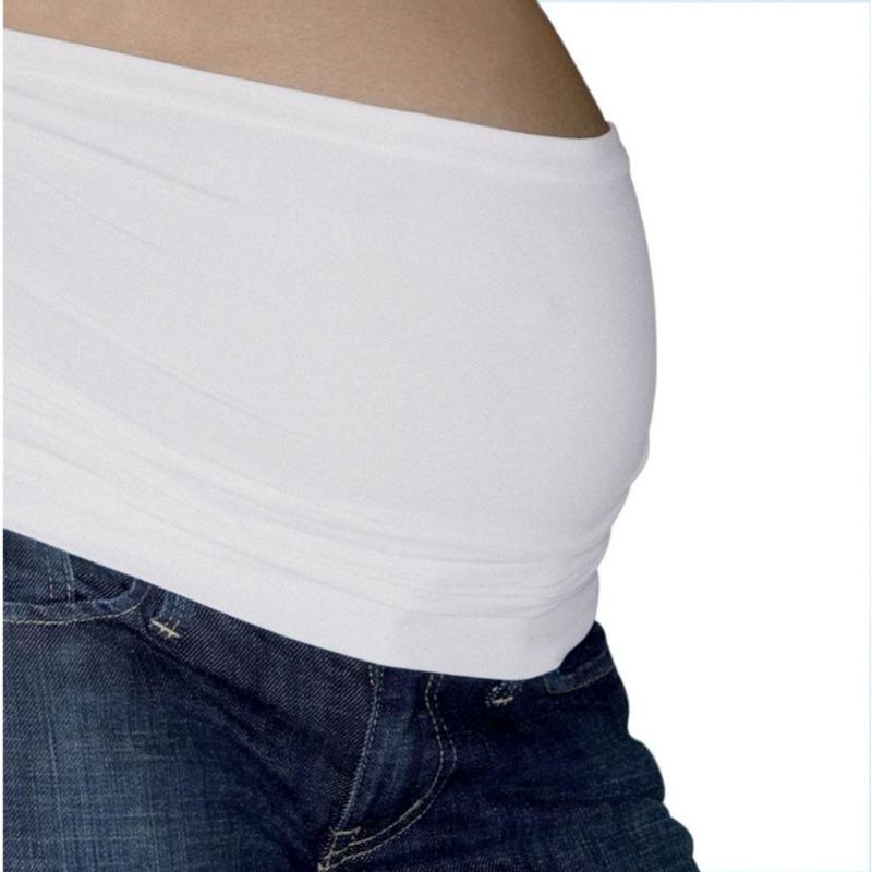 Fertile Mind White Bando Essencial Multi Use Maternity Belly Band - Mama's Box LLC