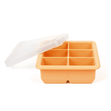 Haakaa Baby Food & Breast Milk Freezer Tray 6 Cups - Orange - Mama's Box LLC