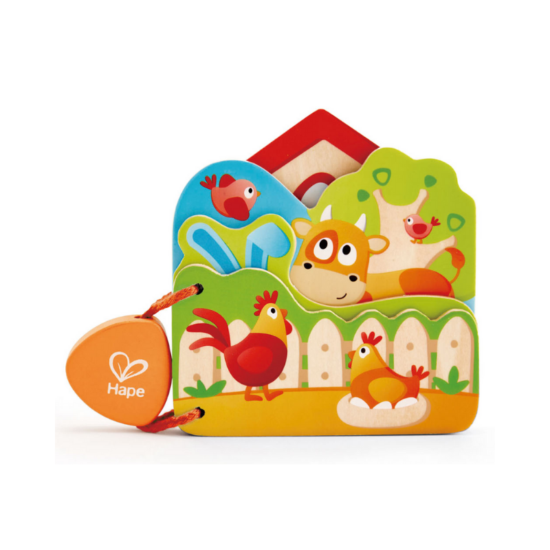 Hape Baby's Farm Animal Book - Mama's Box LLC