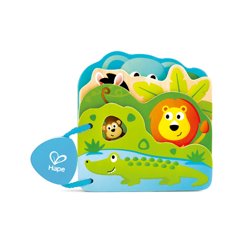 Hape Baby's Wild Animal Book - Mama's Box LLC