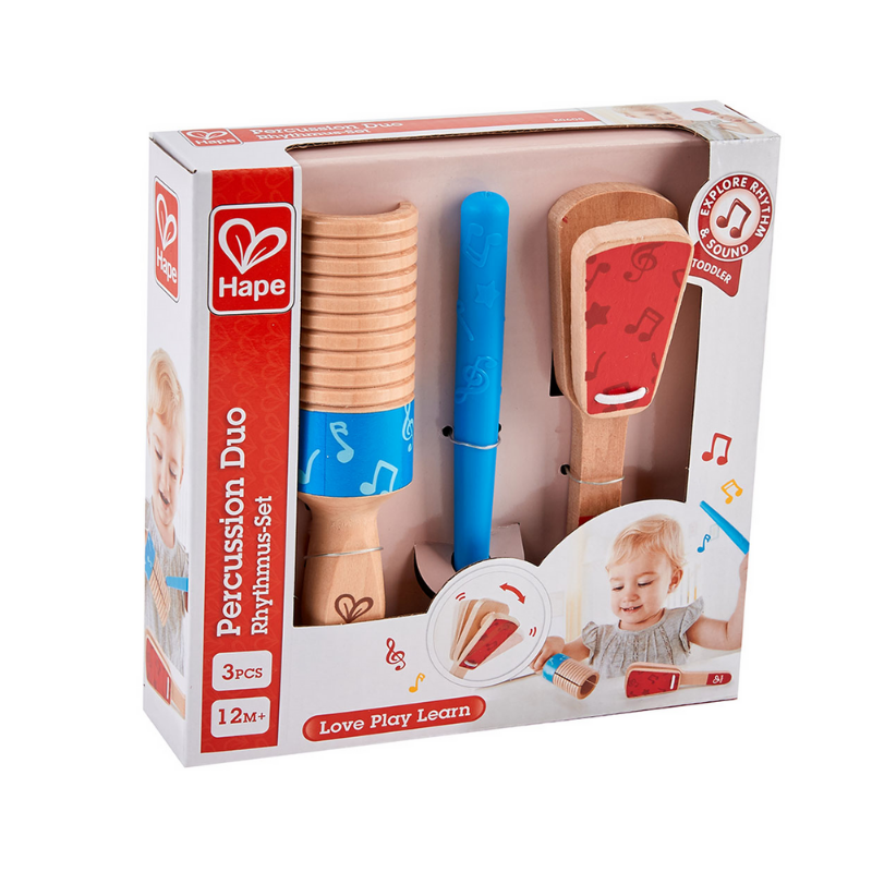 Hape Percussion Duo - Mama's Box LLC