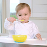 Kidsme - Stay-In-Place With Bowl Set – Lavender/ Pink - Mama's Box LLC