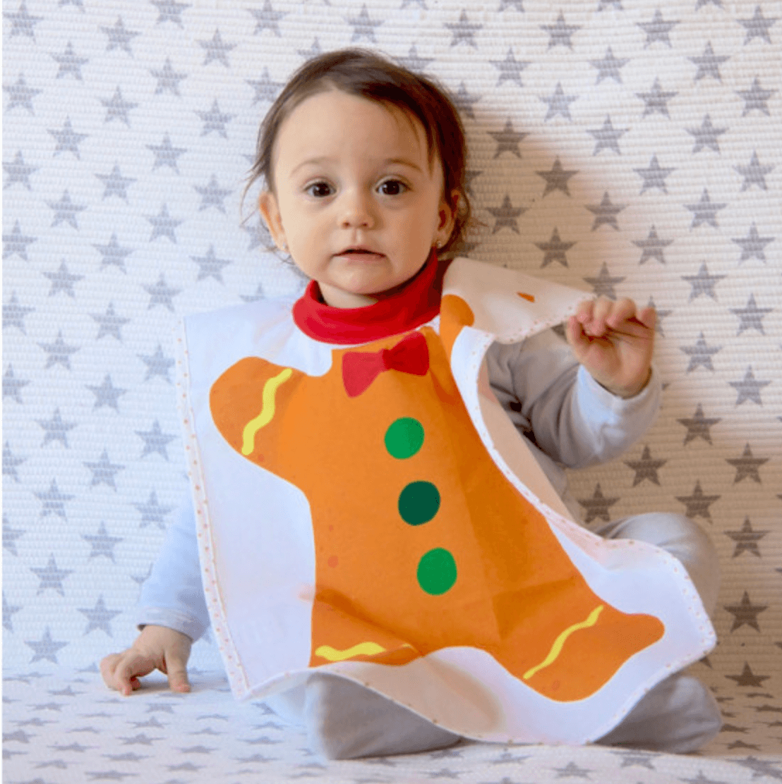Little Champions - Big Bib Hurray! Gingerbread Man - Mama's Box LLC