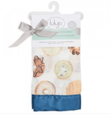 Lulujo - Muslin Bamboo Security Blankets – Donuts – Pack of 2 - Mama's Box LLC