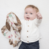 Lulujo - Muslin Bamboo Security Blankets - Ice Cream – Pack of 2 - Mama's Box LLC