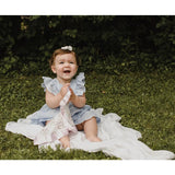 Lulujo - Muslin Bamboo Security Blankets – Peace - Mama's Box LLC