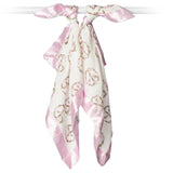 Lulujo - Muslin Bamboo Security Blankets – Peace - Mama's Box LLC