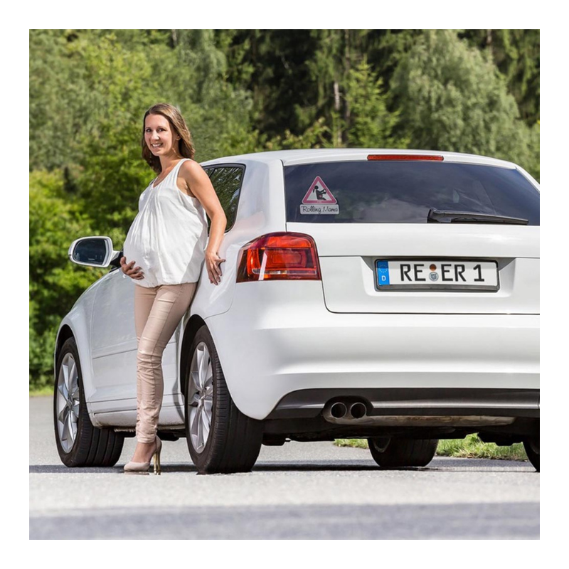MommyLine Car Sign Pregnant Woman - More safety for mum and baby - Mama's Box LLC