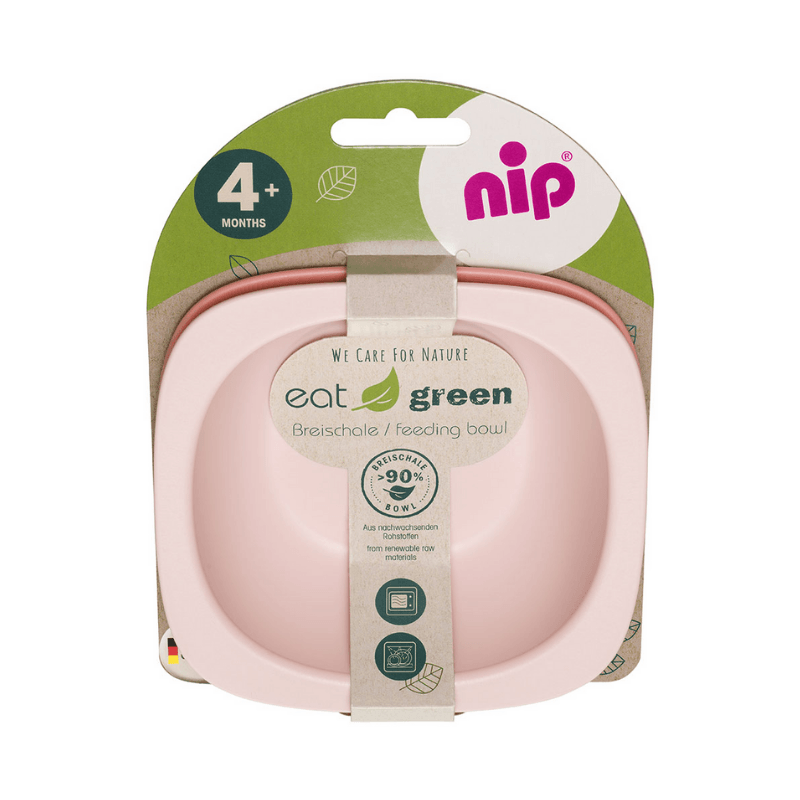 NIP Eco Green Feeding Bowl Pink - Mama's Box LLC