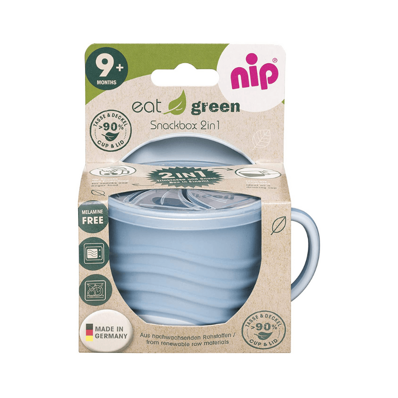 NIP Eco Green Snack Box Blue - Mama's Box LLC