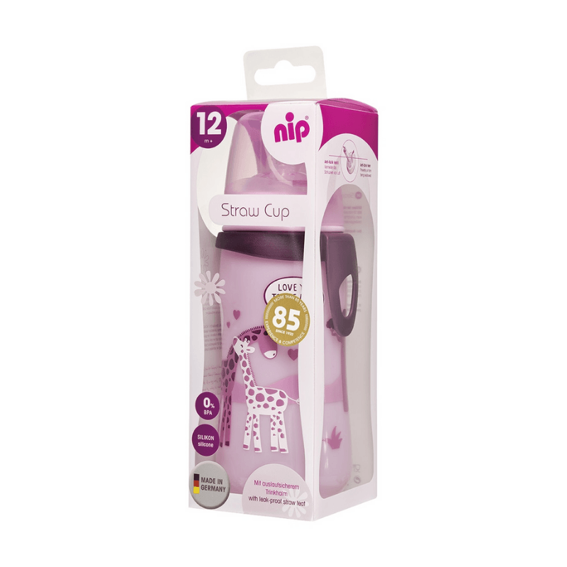 NIP Straw Cup Giraffe - Mama's Box LLC