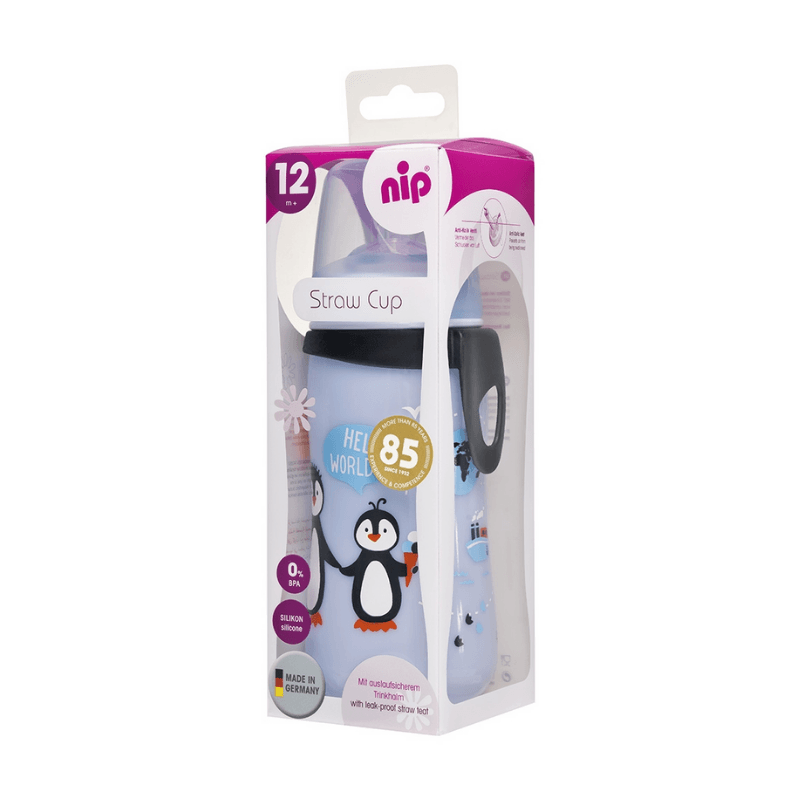 NIP Straw Cup Penguin - Mama's Box LLC