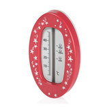 Reer Bath Thermometer Oval (Berry Red) - Safe and fun bathing for children - Mama's Box LLC