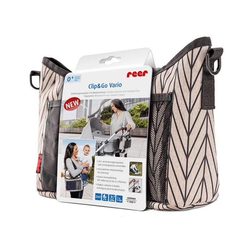 Reer Clip&Go Vario Stroller Organizer With Changing Pad - Mama's Box LLC