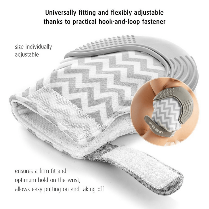 Reer Teething Mittens - For pain-free teething - Mama's Box LLC