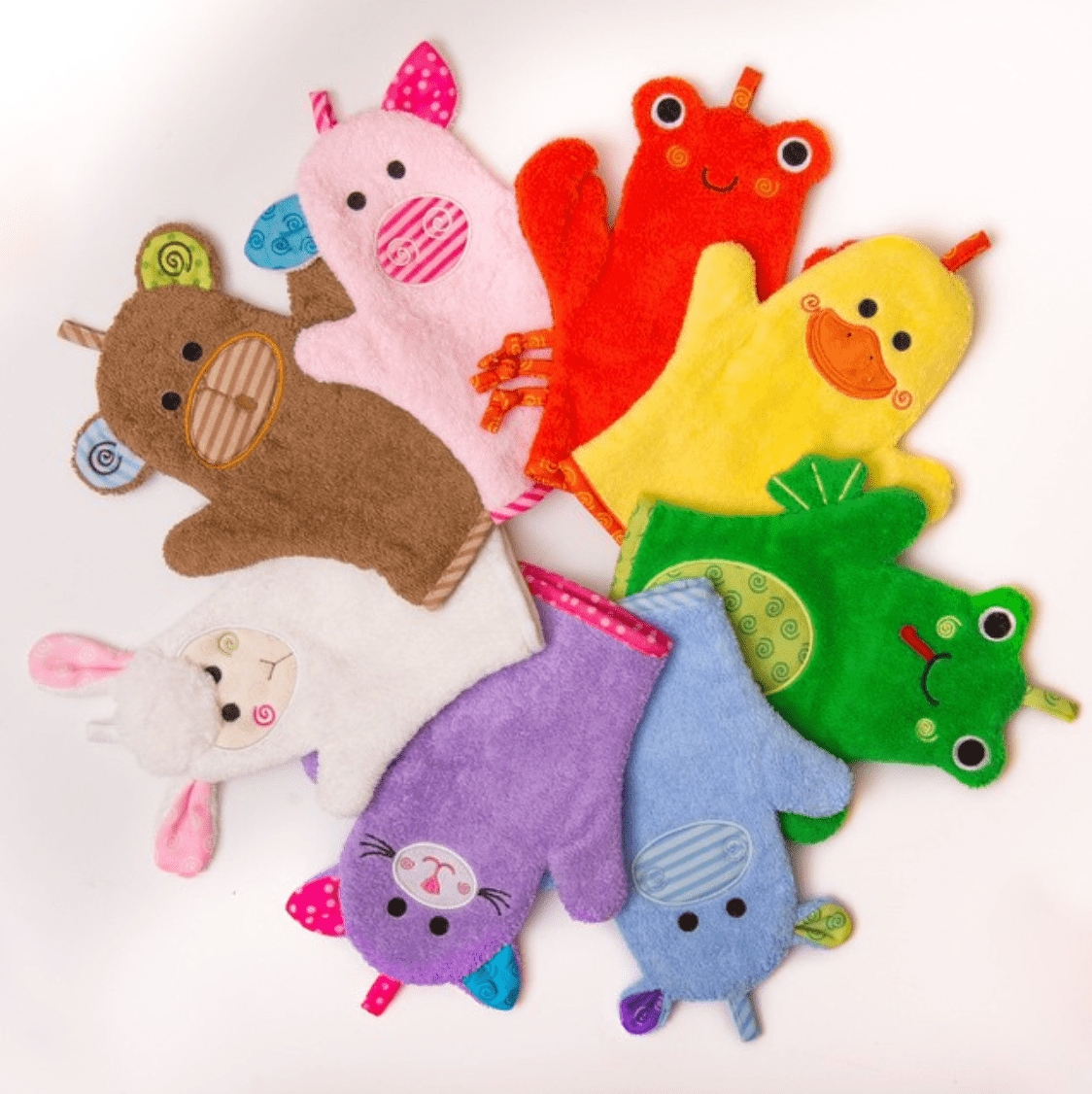 Zoocchini - Baby Bath Mitt - Beatrice the Bunny - Mama's Box LLC