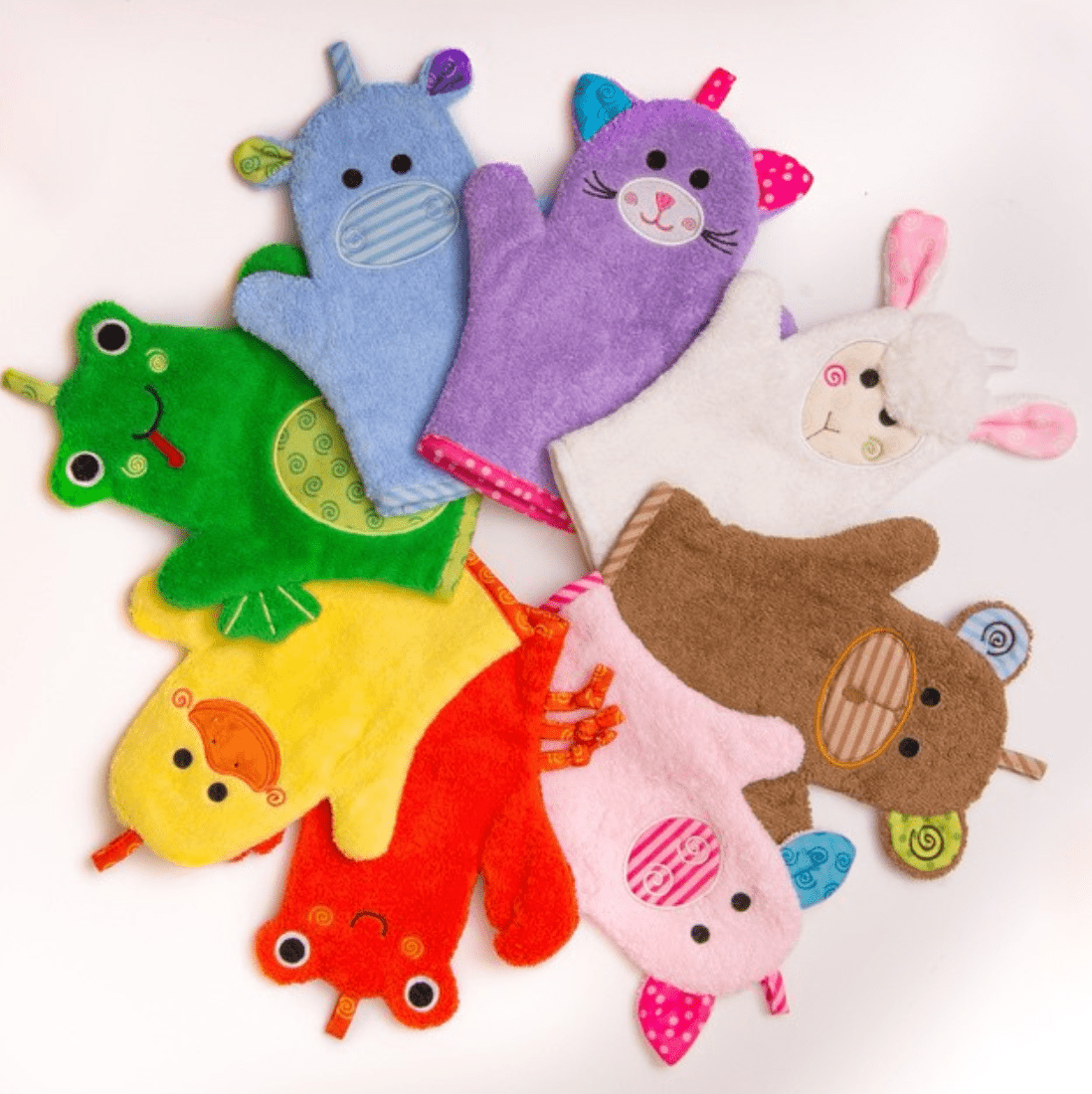 Zoocchini - Baby Bath Mitt - Henry The Hippo - Mama's Box LLC