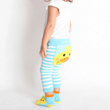 Zoocchini Confort Crawler Babies Legging and Sock Set - Puddles the Duck 6M-12M - Mama's Box LLC